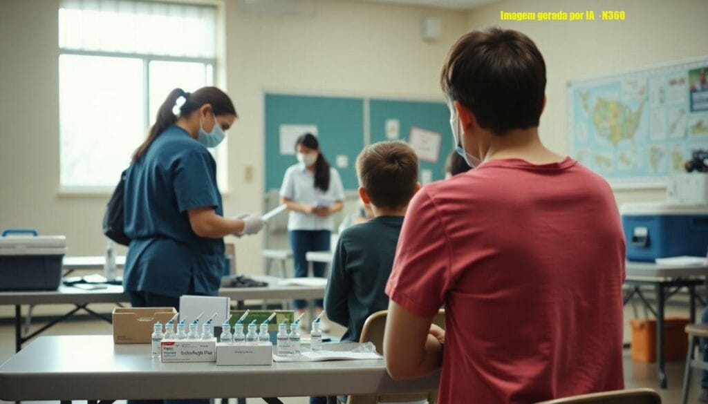 Campanha de vacinação nas escolas vai até 30 de abril