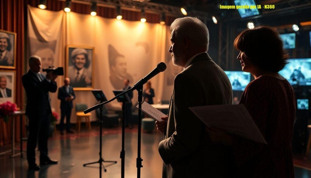 Pedro Bial homenageia Ana Paula Renault no Domingão