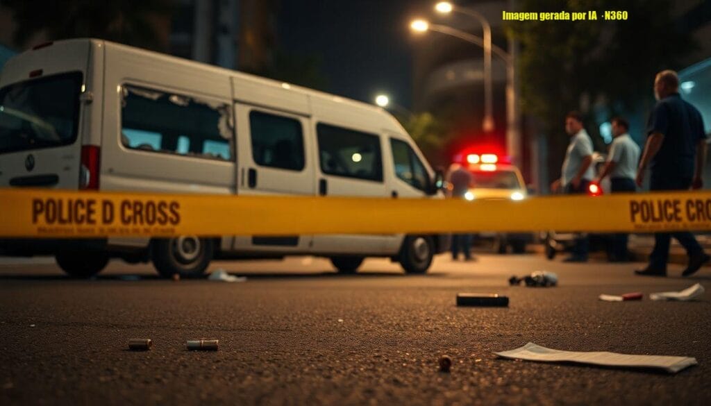 Cantor Anderson Neiff é atingido por estilhaços em van em SP