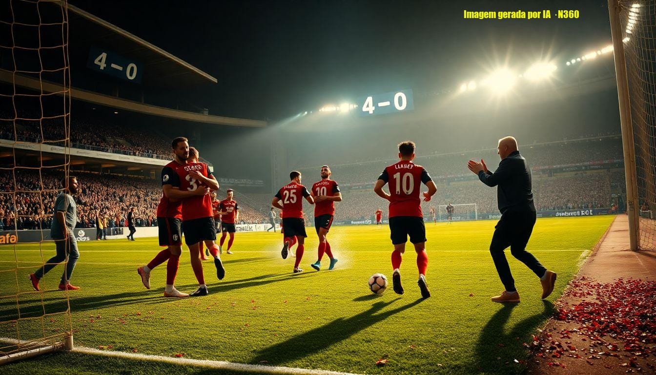 Flamengo atropela Atlético-MG por 4 a 0 em BH