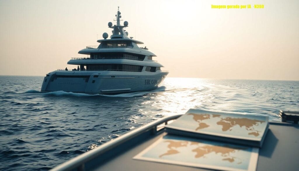 Iate Nord cruza Estreito de Ormuz rumo a Mascate