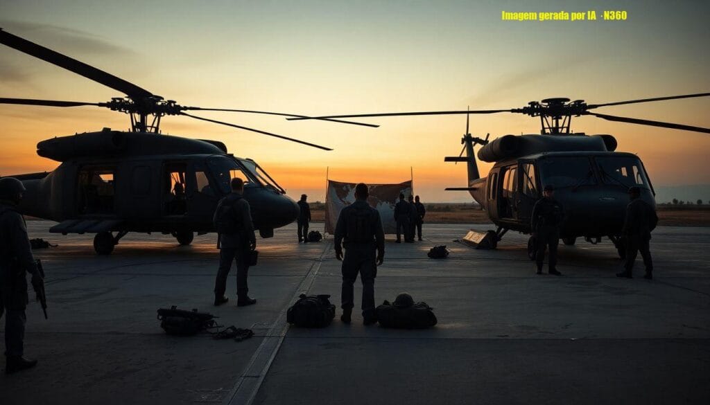 Irã atinge Black Hawks durante resgate de F-15