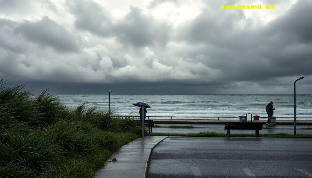 Primeira de duas frentes frias muda o tempo no RS