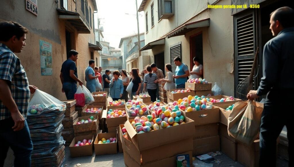 Zeca Pagodinho teria distribuído ovos em Xerém, dizem vizinhos