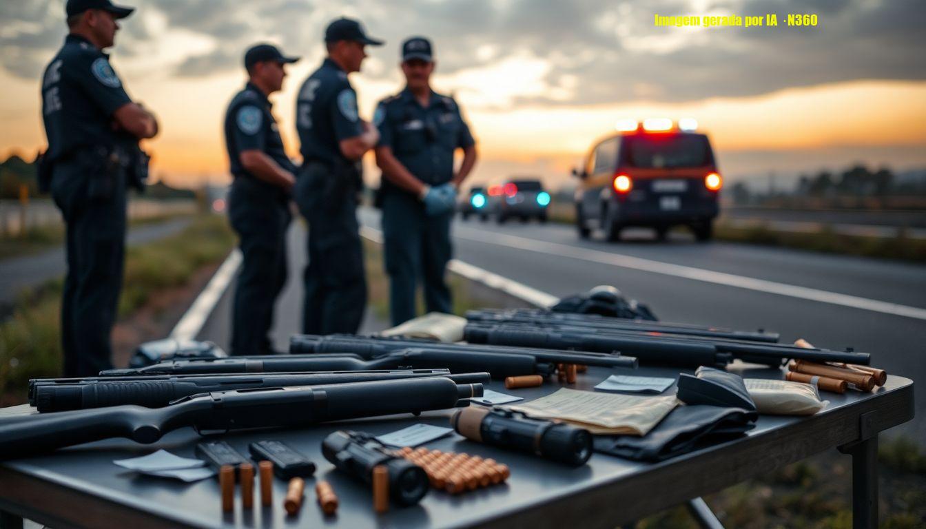 PF apreende fuzis em ações na Rodovia Presidente Dutra