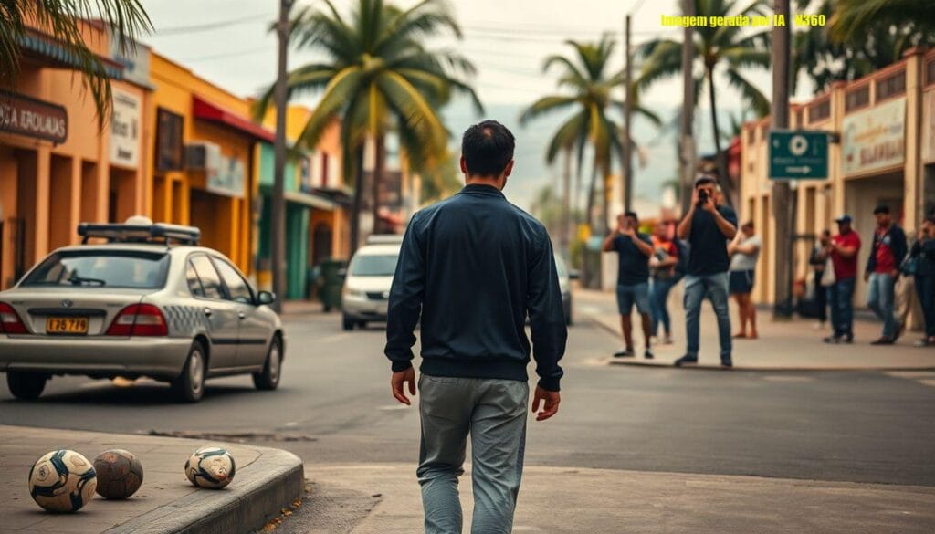 Vídeos mostram Arboleda no Equador durante saída do São Paulo