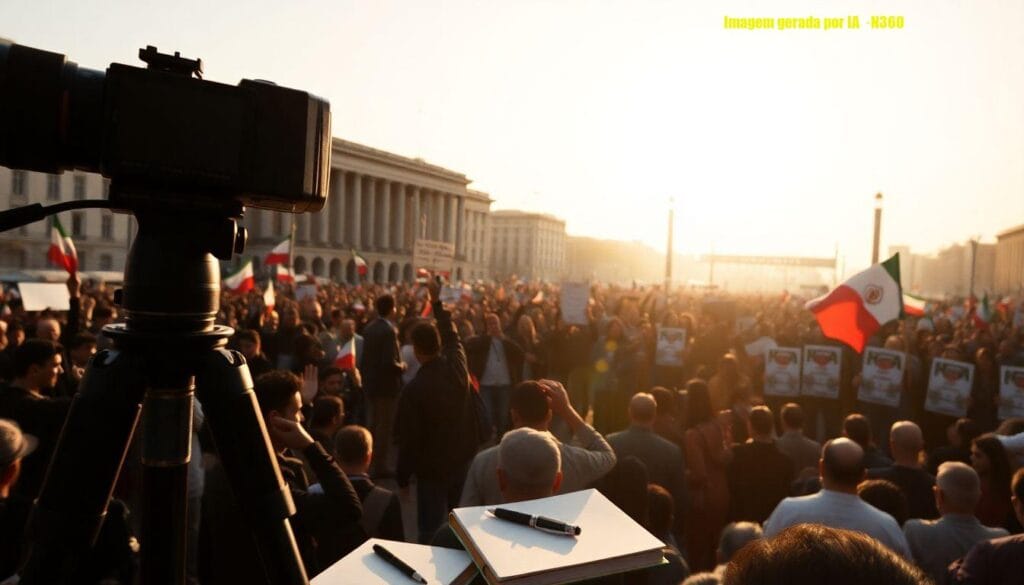 Ato em Teerã reafirma lealdade a Khamenei após trégua