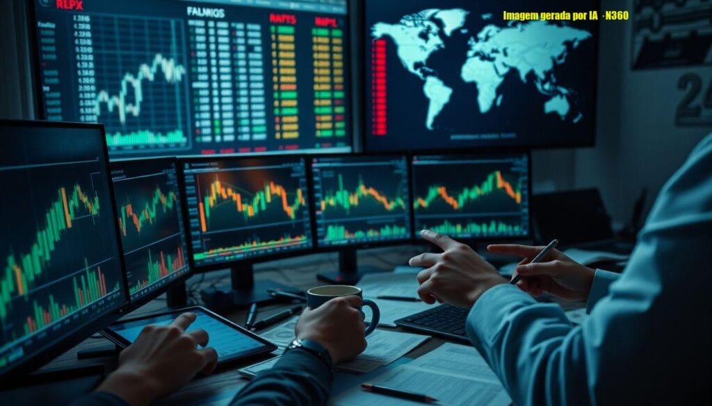 Ibovespa supera 195 mil; dólar recua com melhora externa