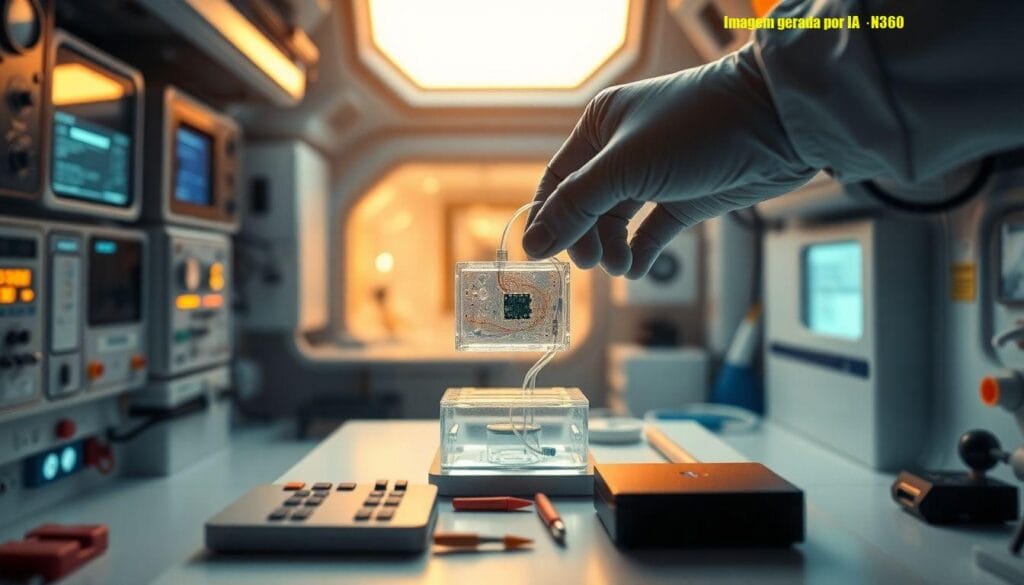 Por que a Artemis II levou um 'chip de células' ao espaço