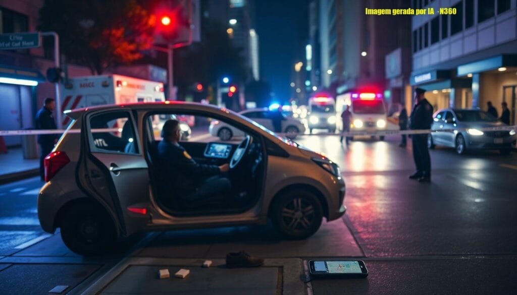 Motorista de app mata passageiro após ameaça de vômito