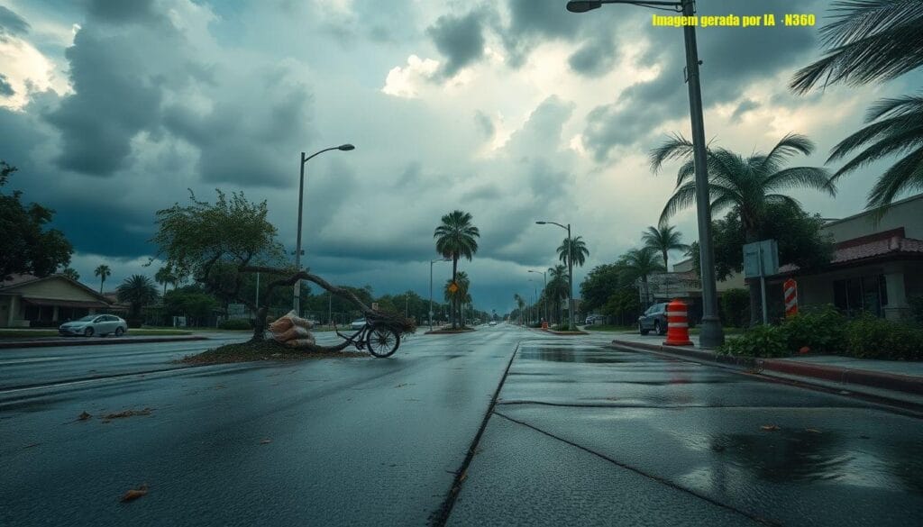 Tempo em SC mistura calor e temporais por quatro dias