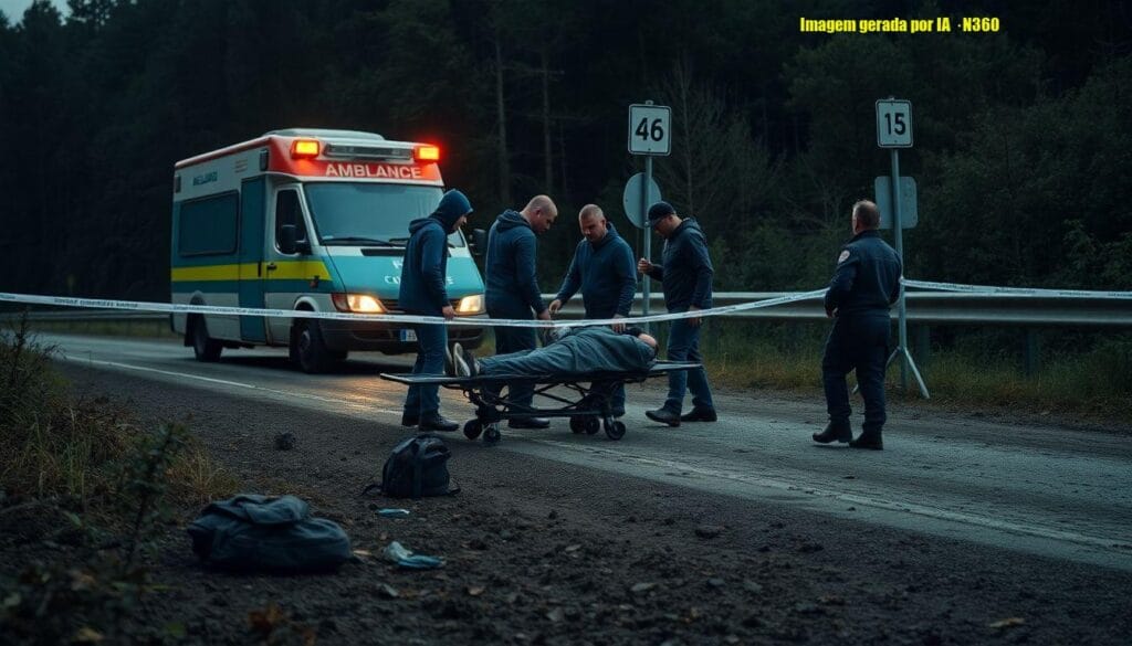 Homem é resgatado após quatro dias perto da BR-040