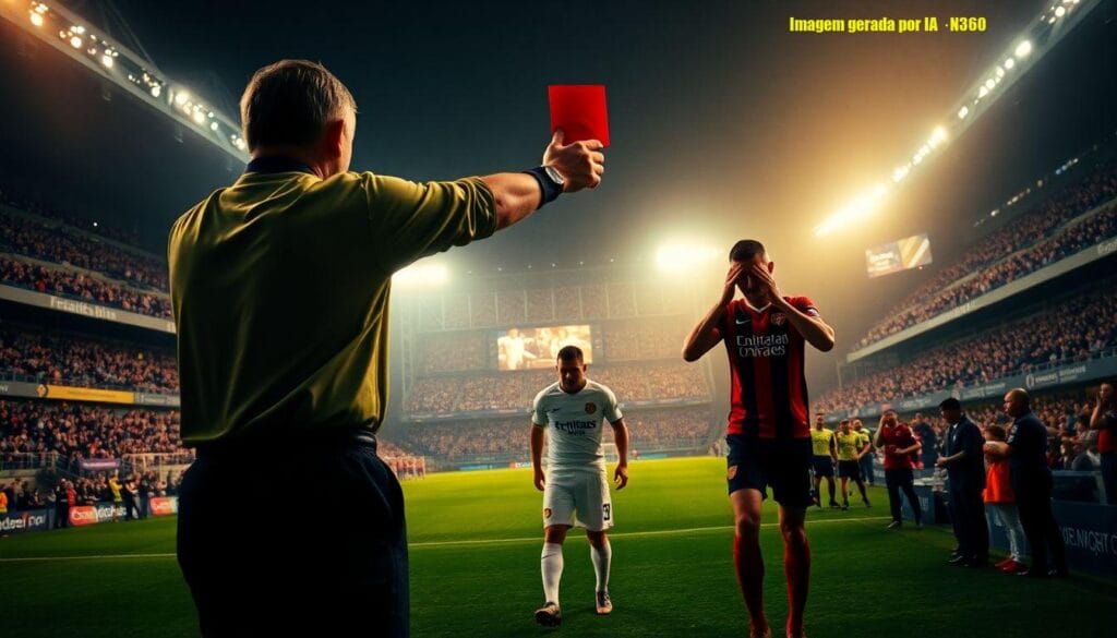 André expulso no Dérbi; gesto de Flaco gera debate