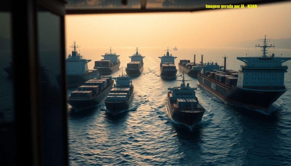 Navios ligados ao Irã ultrapassaram Ormuz durante bloqueio