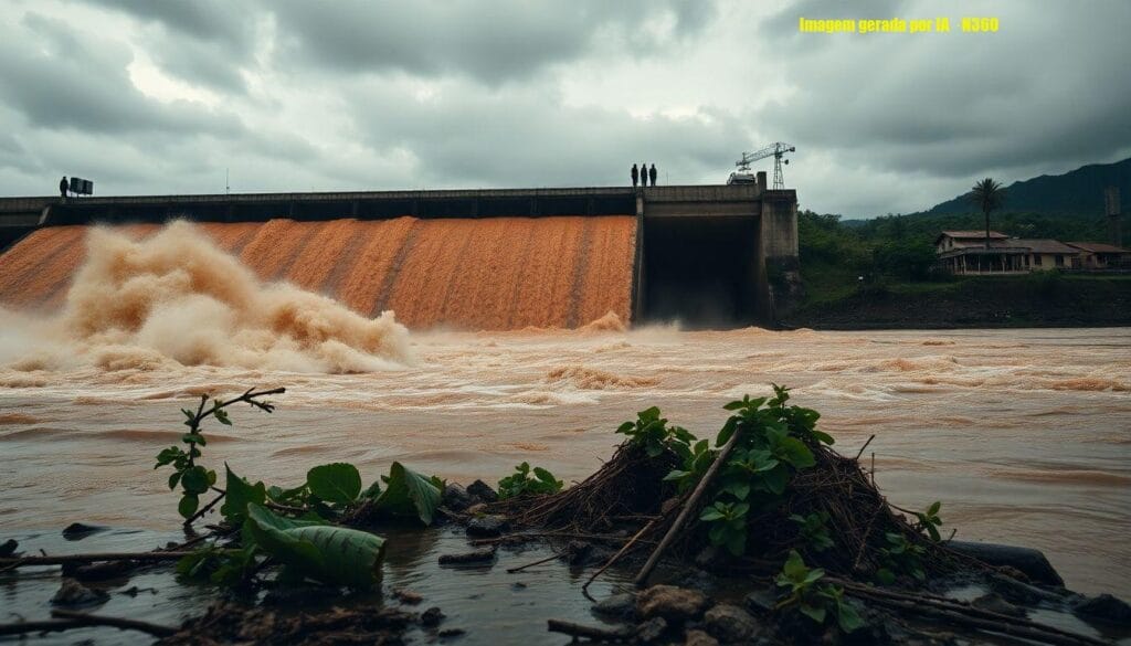 Açude Orós sangra pelo 2º ano seguido no Ceará