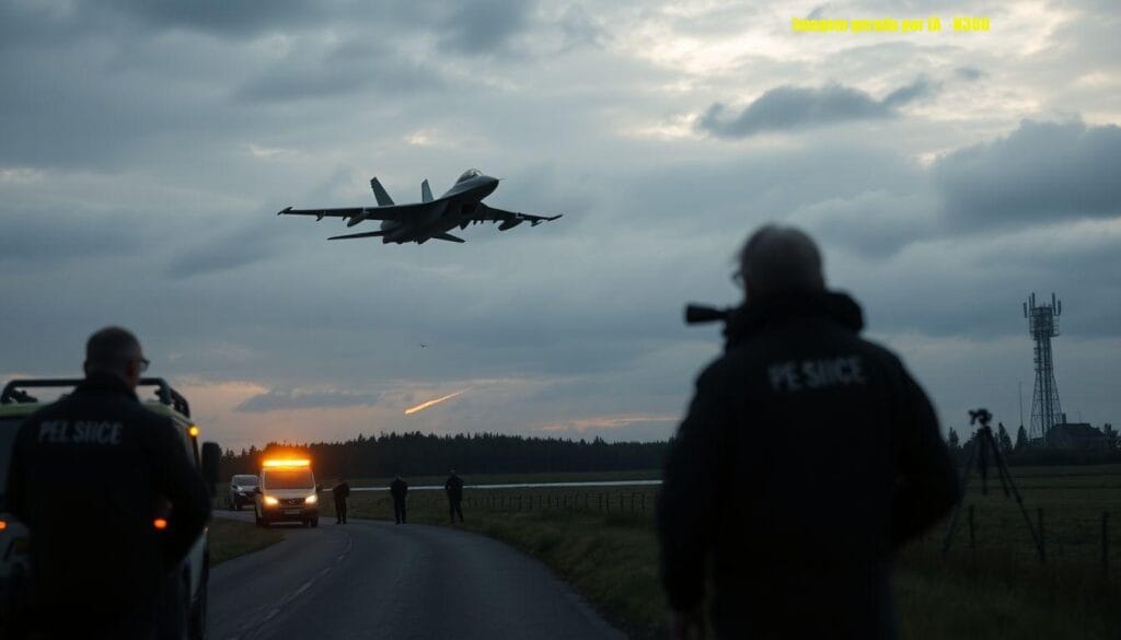 Jato da Otan abate suposto drone na Estônia