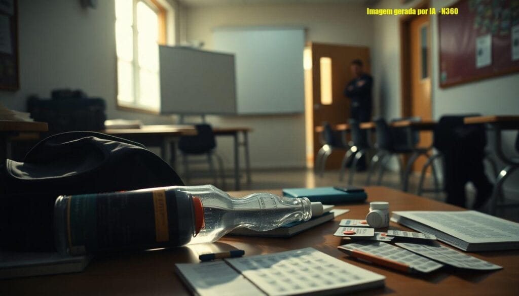 Aluno internado após ingestão na escola de Fortaleza