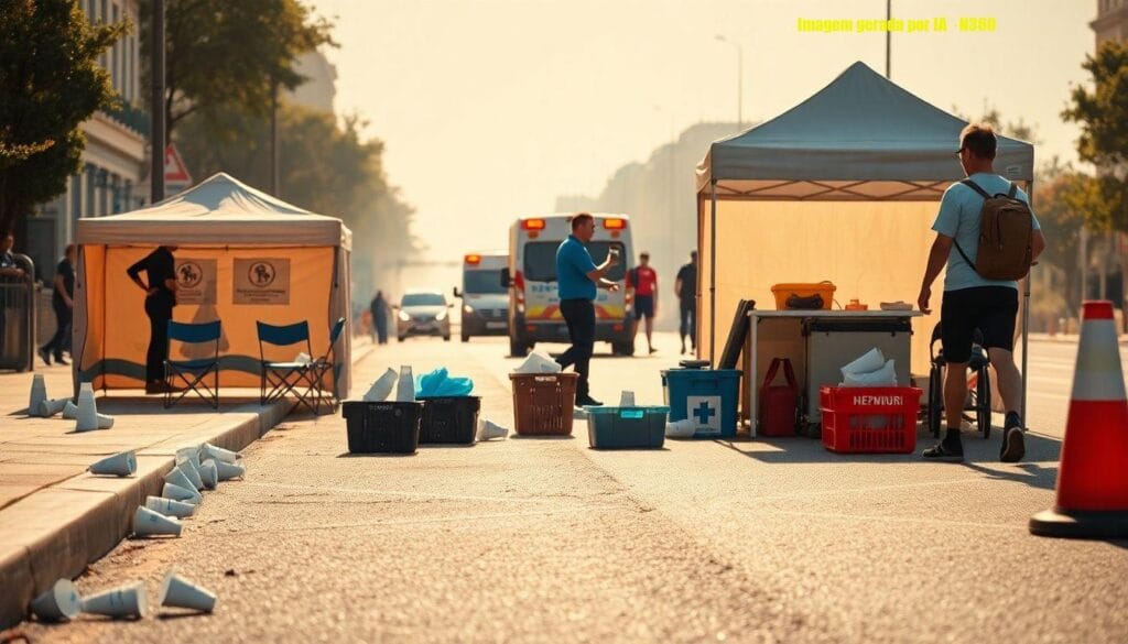 Onda de calor na França provoca morte durante corrida