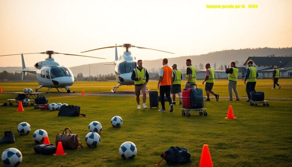 CBF freta helicópteros para convocados irem a Teresópolis