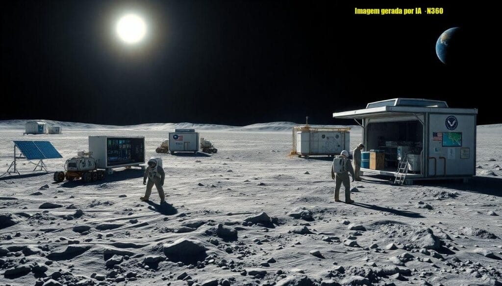 Nasa planeja base humana permanente na Lua