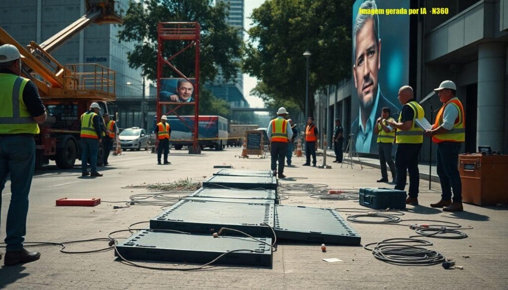 Painéis com imagem de Bolsonaro em Ciudad del Este viram crise