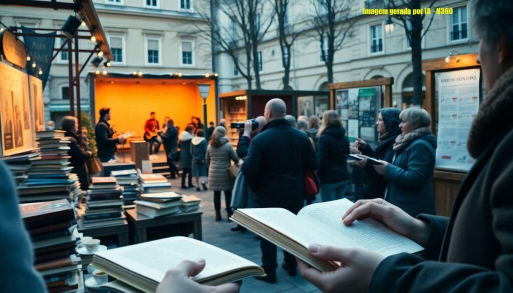 Feira do Livro em SP abre com samba para espantar o frio