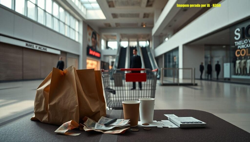 Shopping vazio em Moscou aponta desgaste econômico