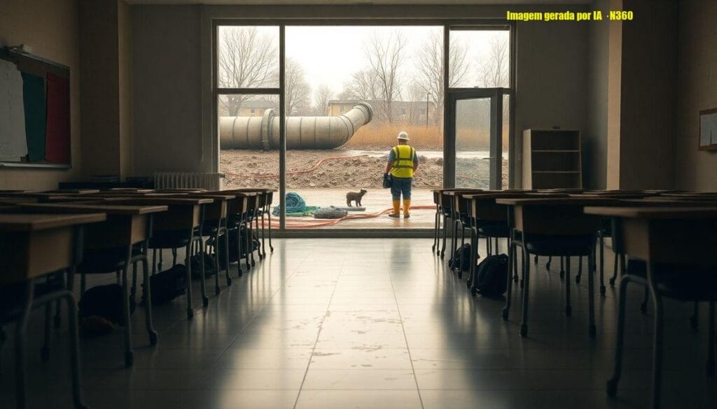 Animal em adutora suspende aulas em Nova Lima (MG)