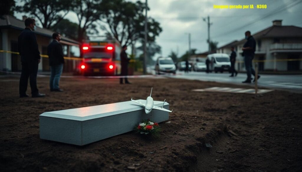 Empresário vítima de queda de avião em BH é sepultado