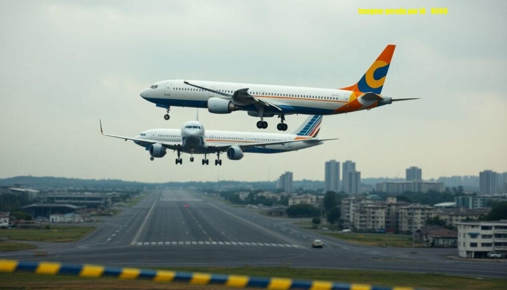 Aviões da Azul e Gol passam a 22 metros sobre Congonhas