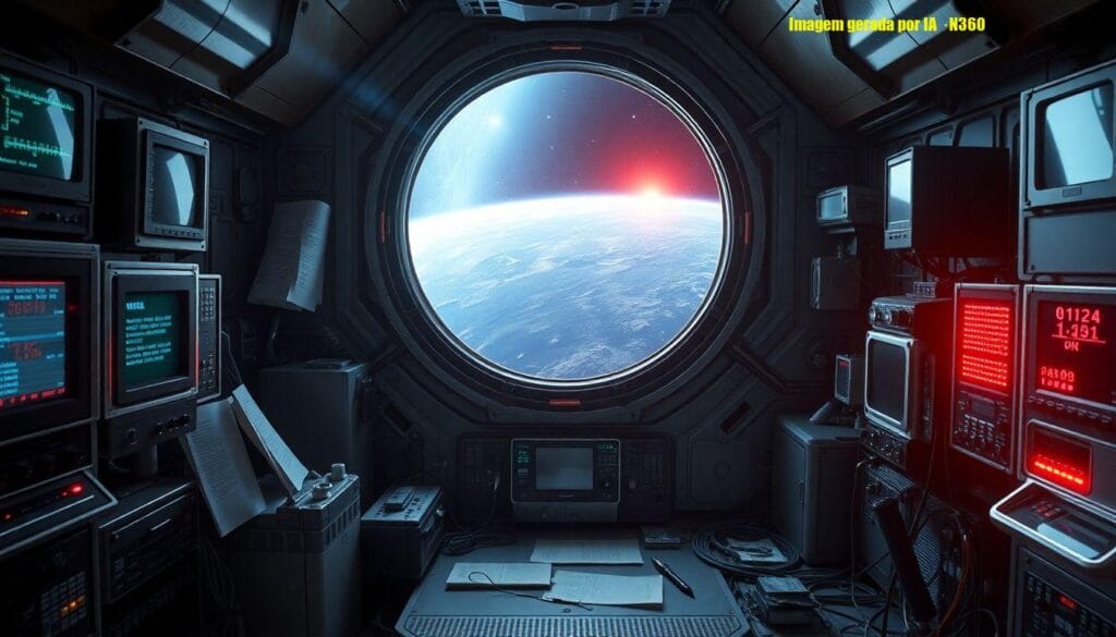 Astronautas do Skylab relataram luz vermelha no espaço