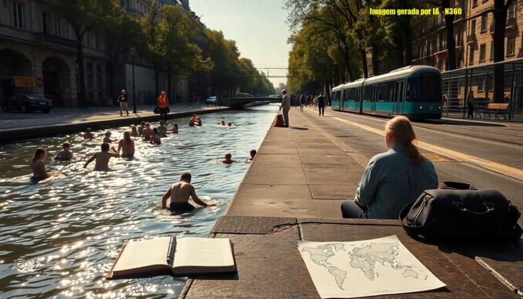 França autoriza banhos nos canais de Paris