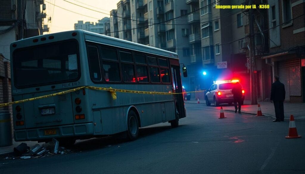 Ônibus é sequestrado e usado como barricada no Rio