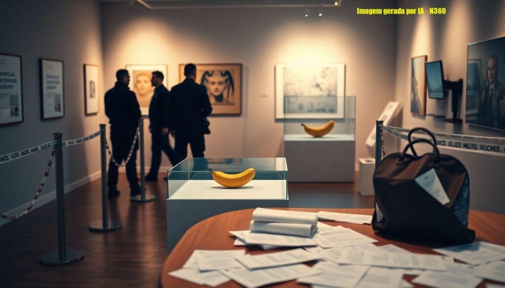 Banana sumiu de museu em Metz; caso vira investigação