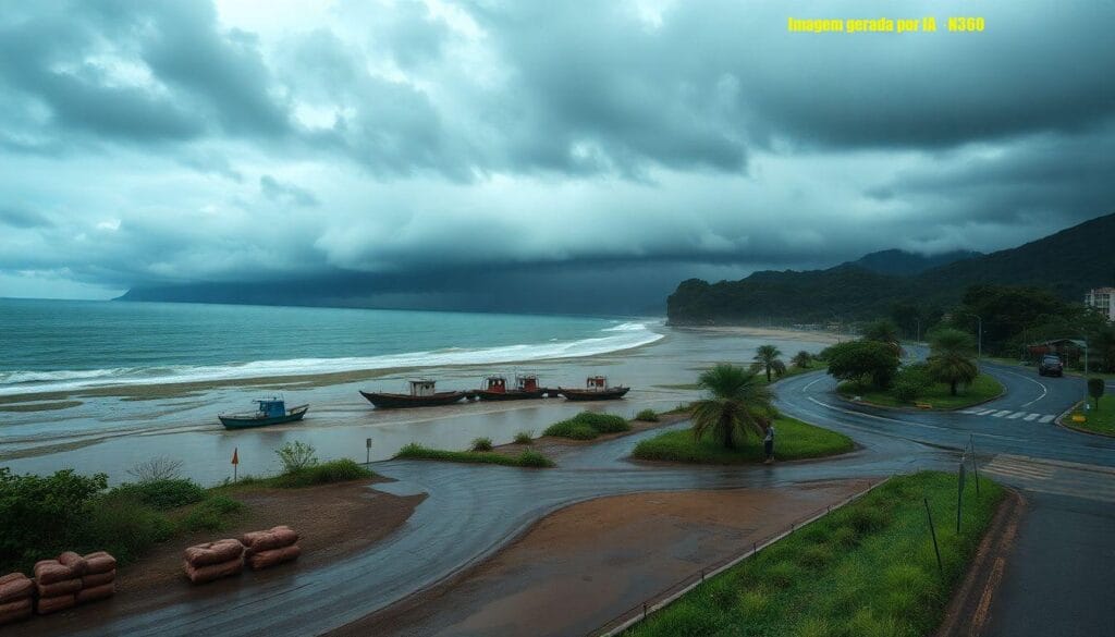 Onde pode chover no Sul do Brasil no início do El Niño