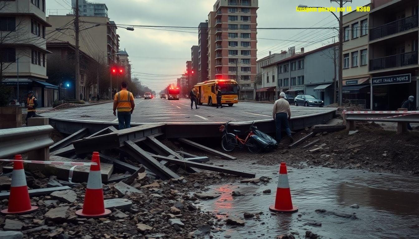 Ponte de R$ 36 milhões desaba em Sena Madureira
