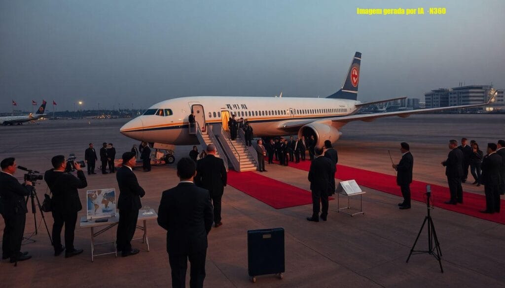 Xi Jinping inicia visita à Coreia do Norte
