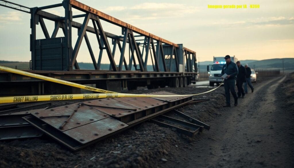 Ponte furtada em Prados (MG) teria sido vendida por R$700 mil
