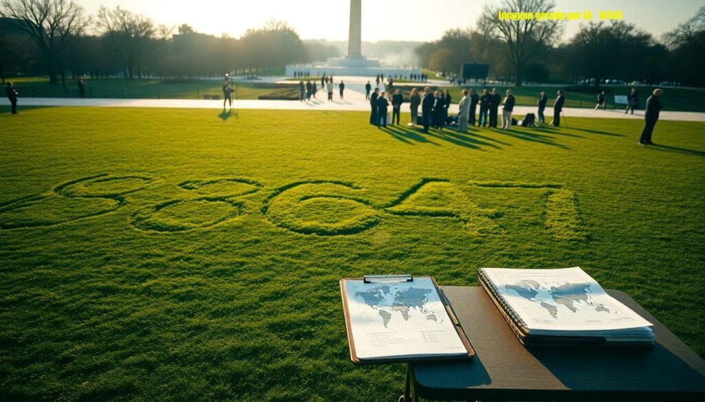 Inscrição '8647' no National Mall provoca investigação