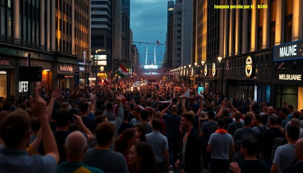 Austrália bate Turquia; torcedores festejam em Melbourne e EUA