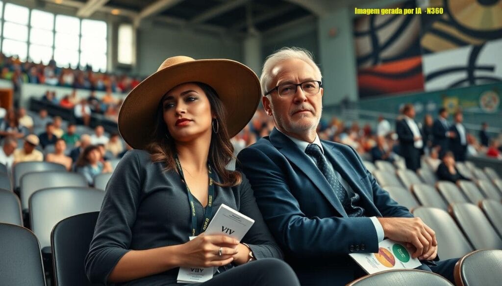 Bilionário aparece abraçado com Anitta em estádio