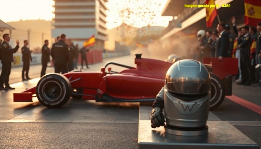 Hamilton vence GP da Espanha pela Ferrari e encerra jejum