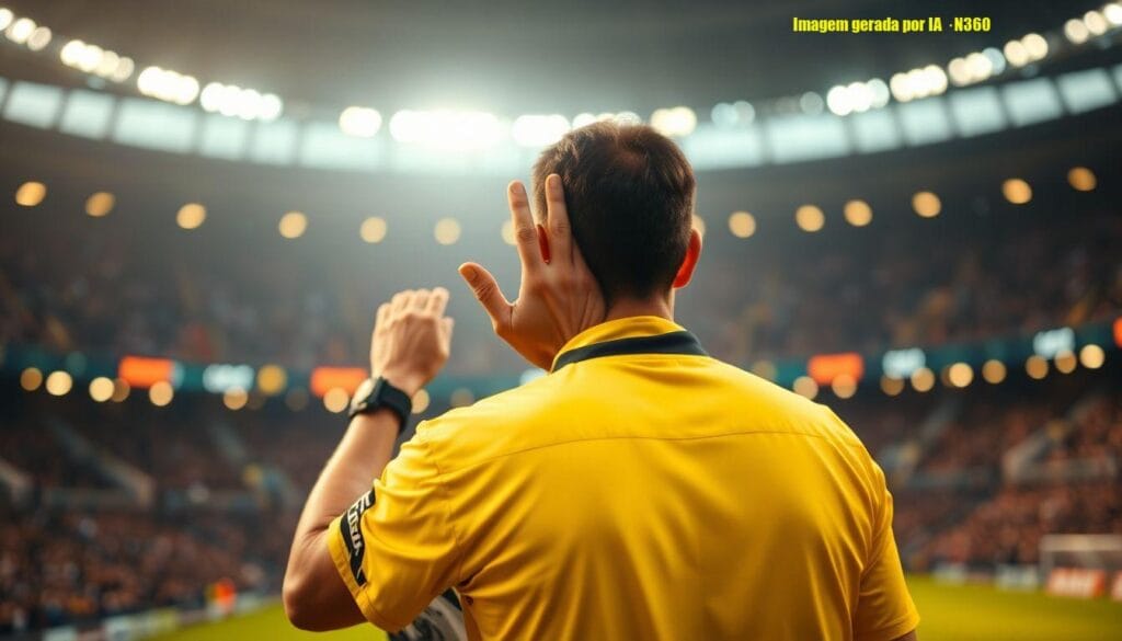 Fifa encerra apuração sobre gesto do árbitro Shaun Evans
