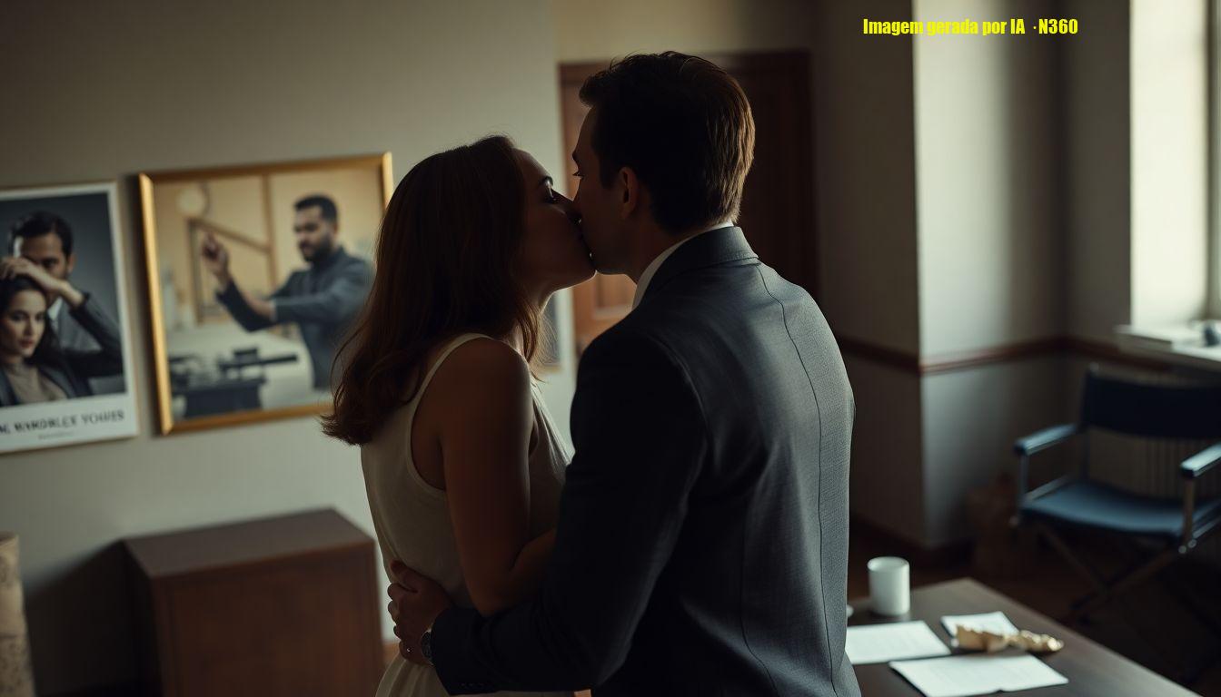 Beijo entre Pedro e Adriana confirmado em Quem ama cuida