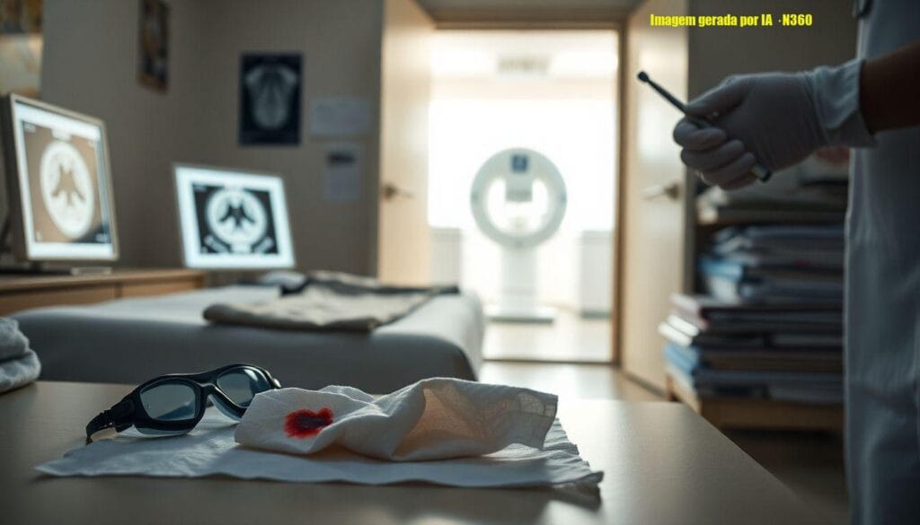 Sangramento após mergulho levou a diagnóstico de carcinoma raro