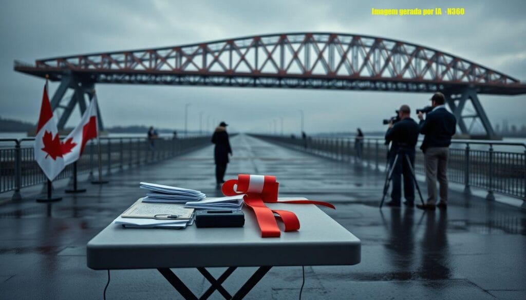 Canadá adia inauguração da ponte Gordie Howe após tarifas