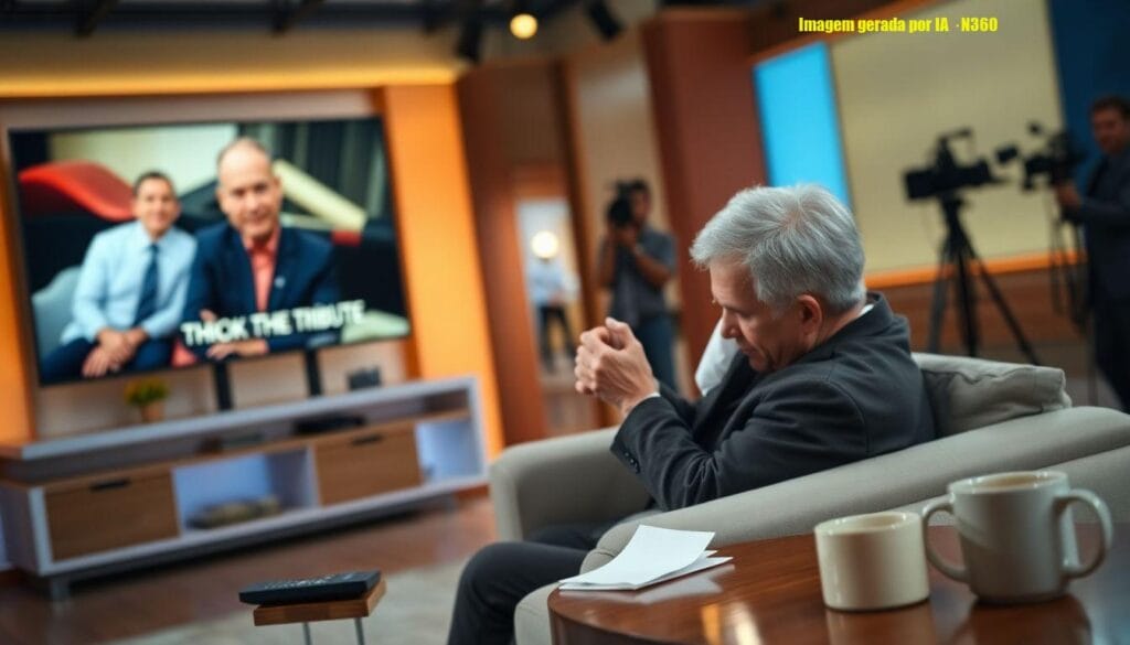 Faustão homenageia Ronnie Von no Encontro