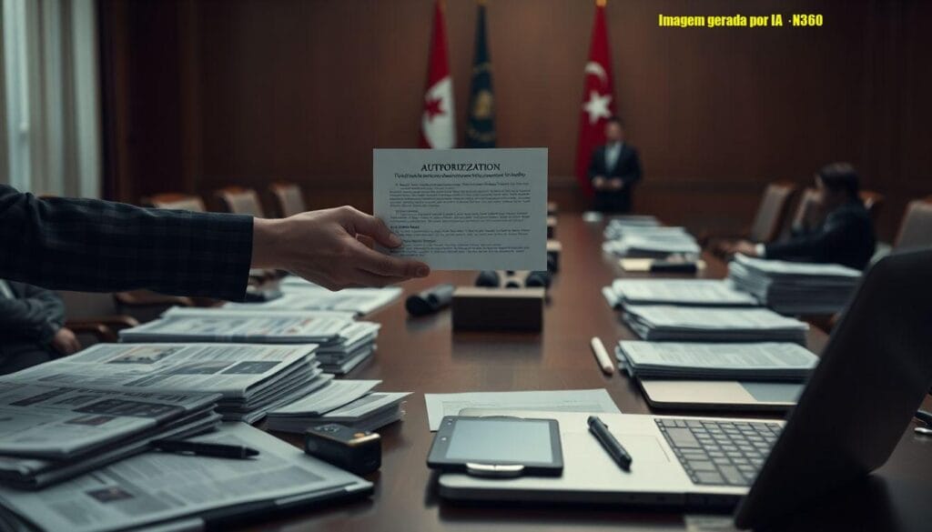 Autorização para checagem de fontes externas