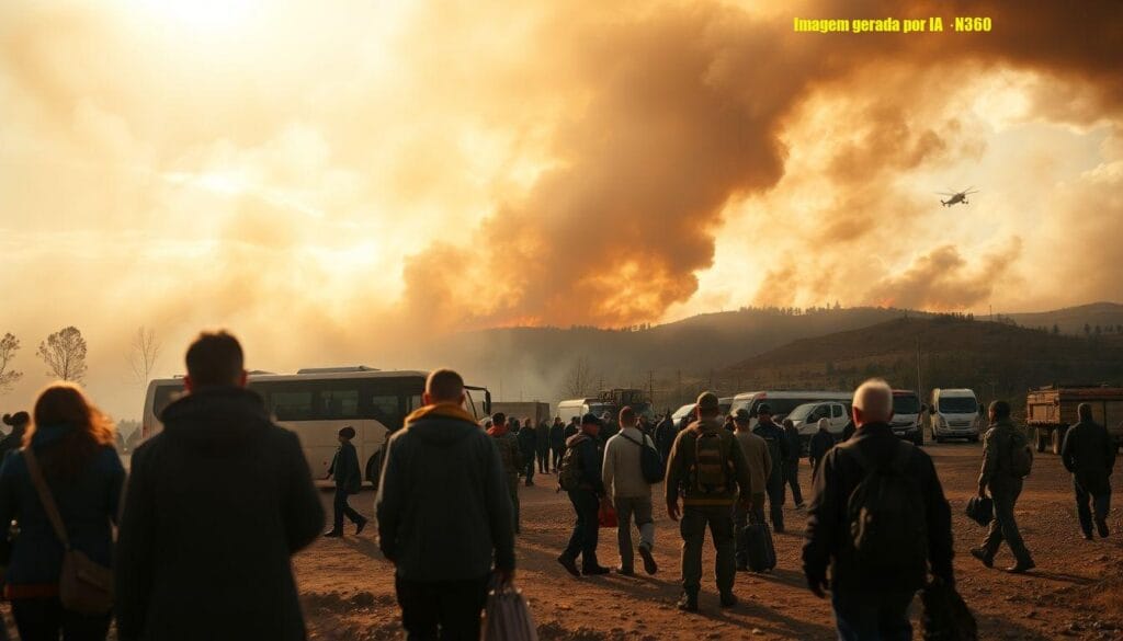 Incêndio na Espanha deixa 75 mil evacuados