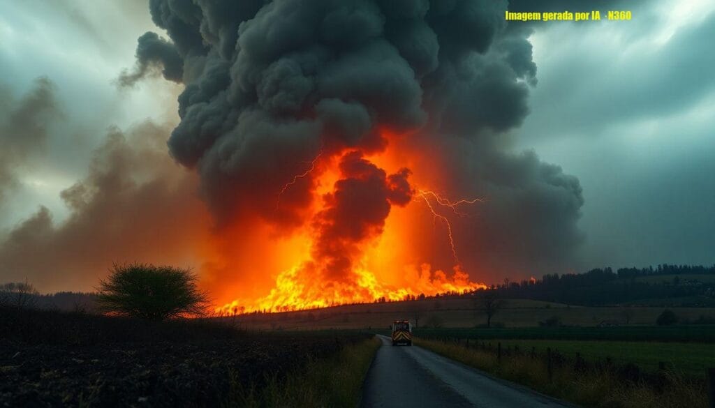 Incêndios na França geram 'nuvens de fogo' e clima próprio